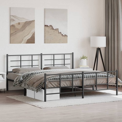 Metal bed frame without - metal,
