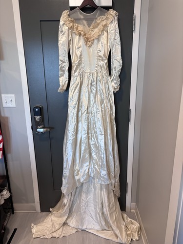1940s vintage liquid satin - 1940s,