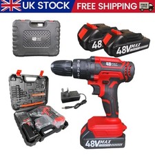 48V Cordless Hammer Drill Set