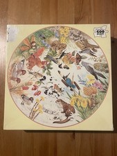 Vintage 1982 Four Seasons 500 Piece Circular Jigsaw Puzzle Waddingtons