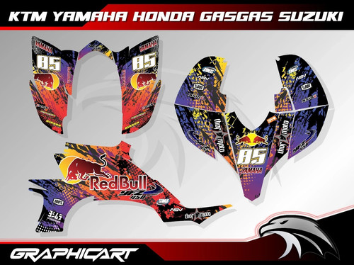 Yamaha yfz450r graphics kit - yfz450r,
