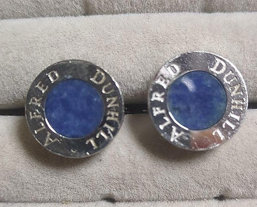 Alfred dunhill cufflinks logo - alfred,
