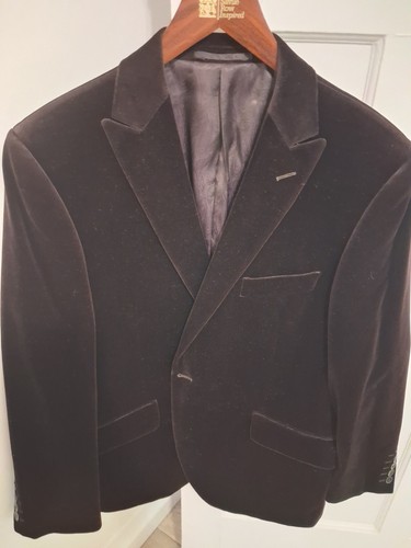 New velvet burgandy - velvet, mens