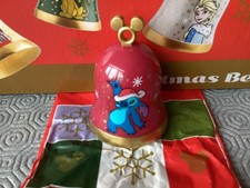 MORRISONS Disney Christmas Party 2025 Stitch  Bell Tree Decoration Ornament