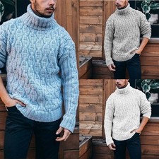 Mens Winter Warm Turtle Neck
