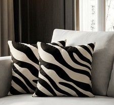 PACK OF 2 ZEBRA ANIMAL PRINT