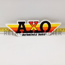 Sticker vintage sticker sticker 80's - AXO motorcycle boots RIF. J6