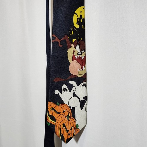 Looney tunes halloween tie - tunes,