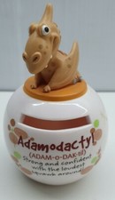 Adam Raptor Adamodactyl saveasaurus Dino mates money jars money box used 