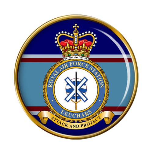 Raf station leuchars pin badge - leuchars,
