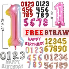 40"Giant Foil Number Self