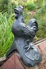 Cockerel Hen roof finial 90°