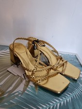 ZARA Wide block Heels Sandals