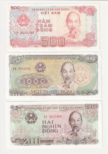 Vietnam 1988 500,1000,2000