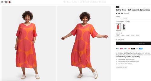 Kekoo solina dress size 24 - kekoo,