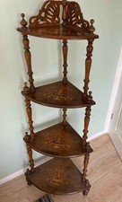Vintage Wooden Corner Whatnot