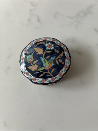 Porcelain trinket box - trinket, 1980s