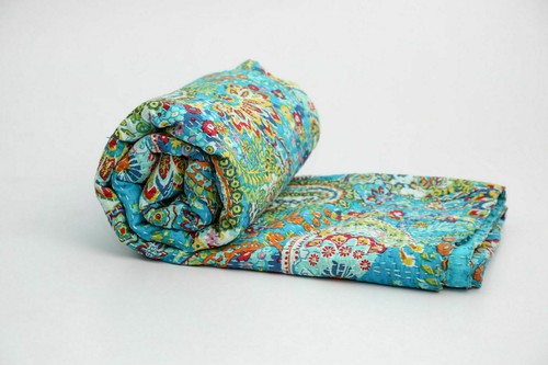 Indian kantha twin - kantha, quilt