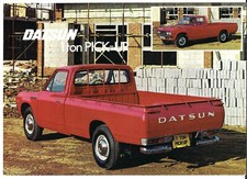 Datsun Nissan 1500 1 Ton Pick-Up 1976-77 UK Market Single Sheet Sales Brochure