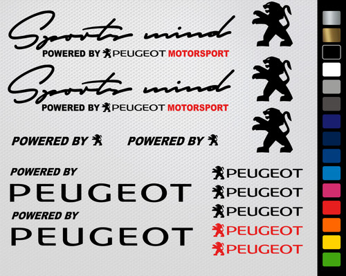 Peugeot sports mind sticker - peugeot,