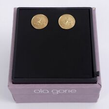 LOVELY PAIR OF 9CT GOLD OLA GORIE ORKNEY SCOTTISH EARRINGS - 3.9 GRAMS