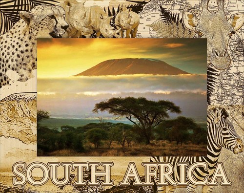 South africa laser engraved - south,