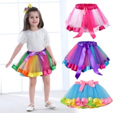 Kids Child Girls Colorful Tutu