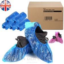 VDL DISPOSABLE SHOES COVERS OVERSHOES PLASTIC ANTI SLIP CLEANING PROTECTIVE SHOE