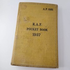 WW2 RAF FIELD SERVICE POCKET BOOK 1937 ROYAL AIR FORCE PILOT FIELD MANUAL KIT