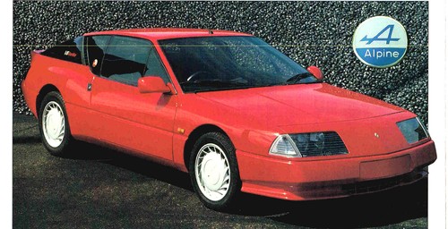 Renault alpine turbo - v6, gt