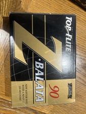 VINTAGE Top Flite 12 Golf Balls Z Balata White