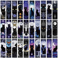 30pcs Gothic Black Cat Moon