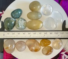 ✨?AUCTION Crystal Clearance Joblot Bundle Quartz Moss Flower Agate 145g Set A