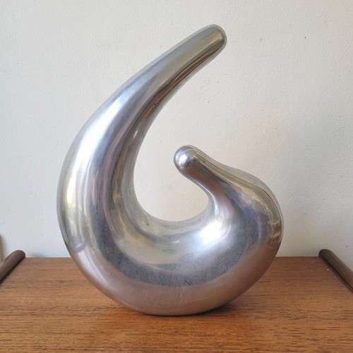 Aluminium biomorphic sculpture - aluminium,