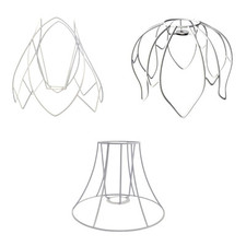 Wire Lamp Shade Lamp Cover Iron Art Stylish Decoration DIY Lamp Shade Frame Lamp