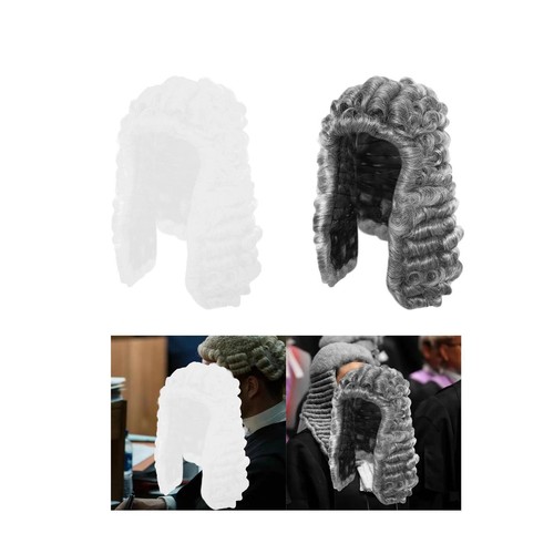 Judge colonial wig lawyer - wig,