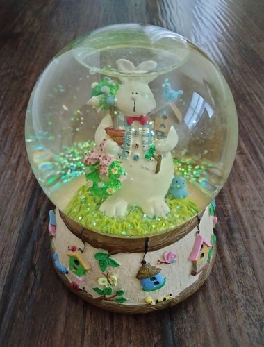 Easter snow globe - easter,