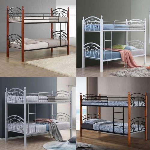 Wooden and metal bunk - wooden,