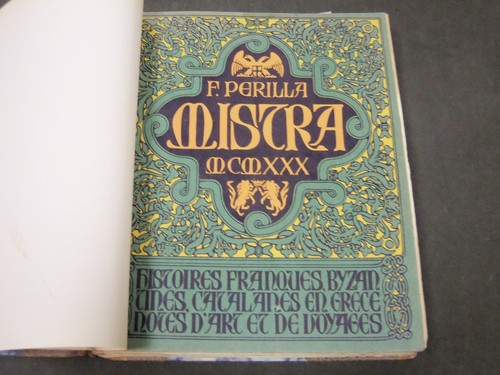 1930 mistra parilla - mistra, f.