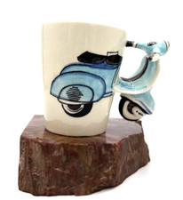 Vespa 3D Ceramic Coffee Mug