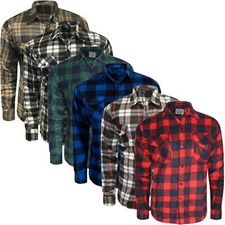 Mens Checked Soft Fleece