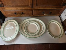 4 X Vintage Plates Cottage