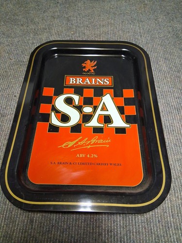 Brains pub tray vintage - brains,