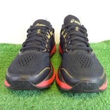 ASICS Trainers Womens Size 7 GT-2000 7 Mugen Black Rich Gold Running Shoes Mesh