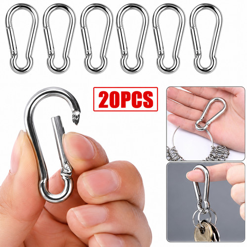 Stainless steel carabiners - stainless,
