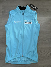 Le Col Pro Men’s DROPS Team Sky Blue All Weather Gilet - Size XS - New With Tags