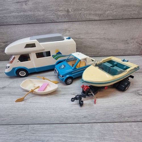 Vintage playmobil speedboat - vintage,