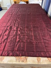 Coloroll Quilted Bed Throw Red