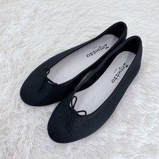 Repetto Black Fabric Ballerina