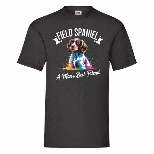 Field spaniel man - spaniel, man's